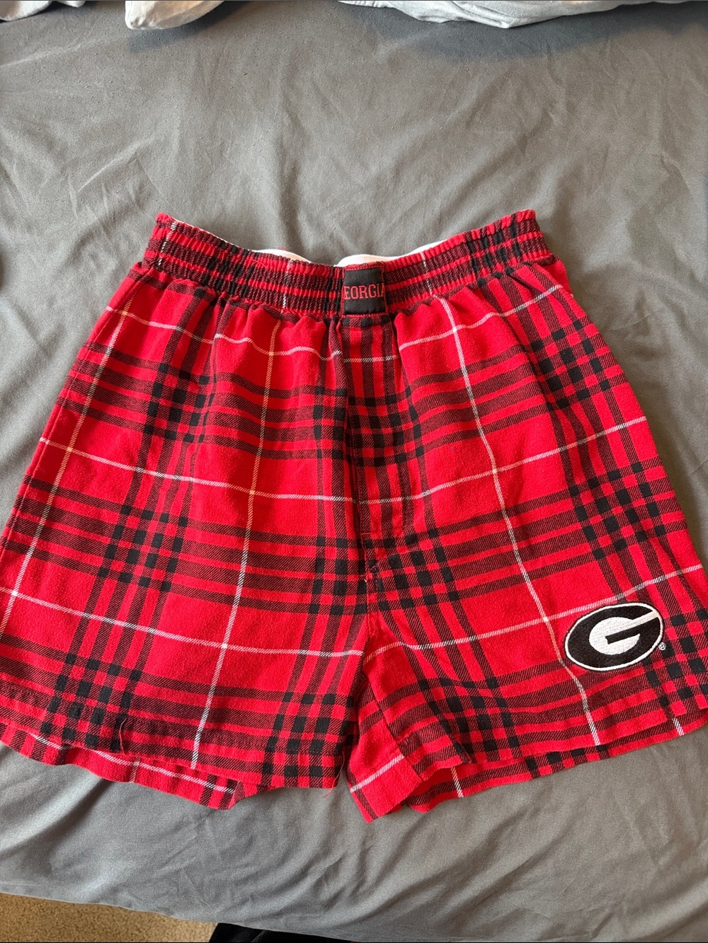Red Plaid Shorts